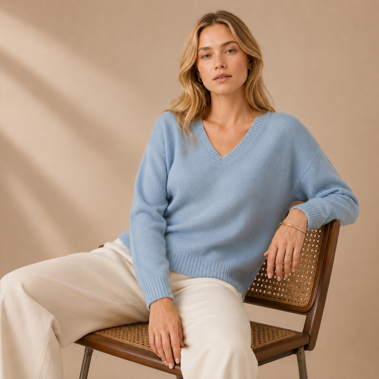 DIF803 Collo a V Integrale donna